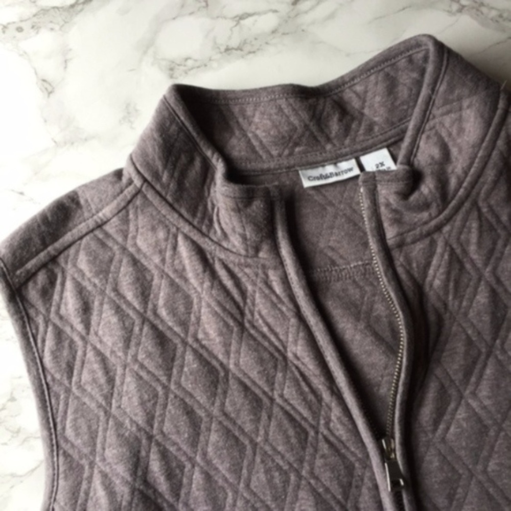Croft and Barrow Taupe Vest
